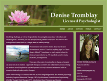 Tablet Screenshot of denisetromblay.com